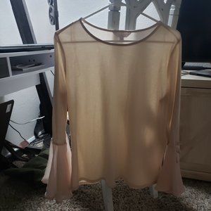 Lauren Conrad-Creme blouse